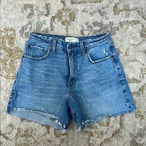 Abercrombie high rise dad shorts CURVE LOVE